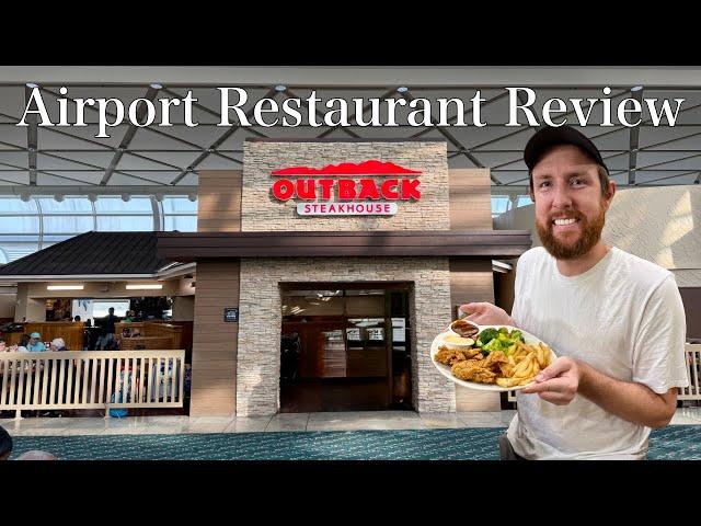 Orlando Airport Restaurant Review | GREAT Experience at Outback Steakhouse