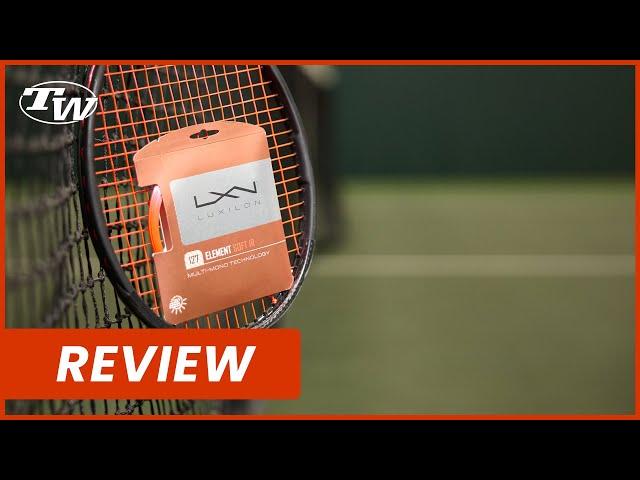 Tennis Warehouse reviews the most comfortable poly in Luxilon's lineup for 2024: Element IR Soft 