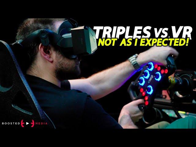 TRIPLE SCREENS VS. VR - Which is Faster For Sim Racing?