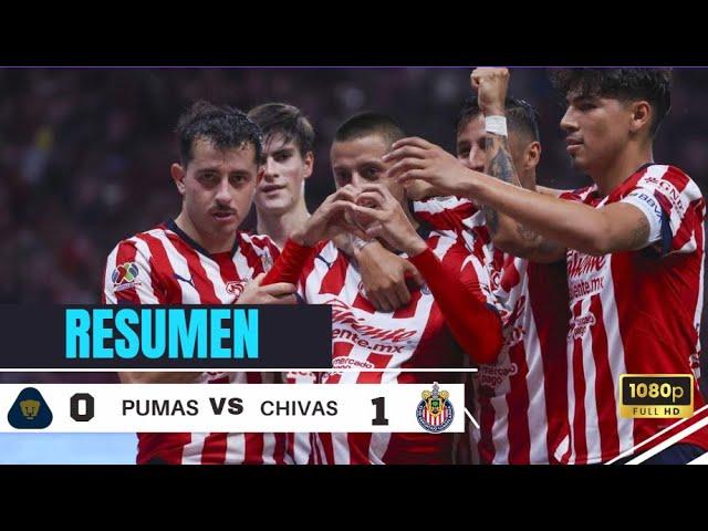 DE ULTIMO MINUTO CHIVAS VENCE A PUMAS EN LIGA MX ANTES DEL CLASICO recreacion PARTIDO