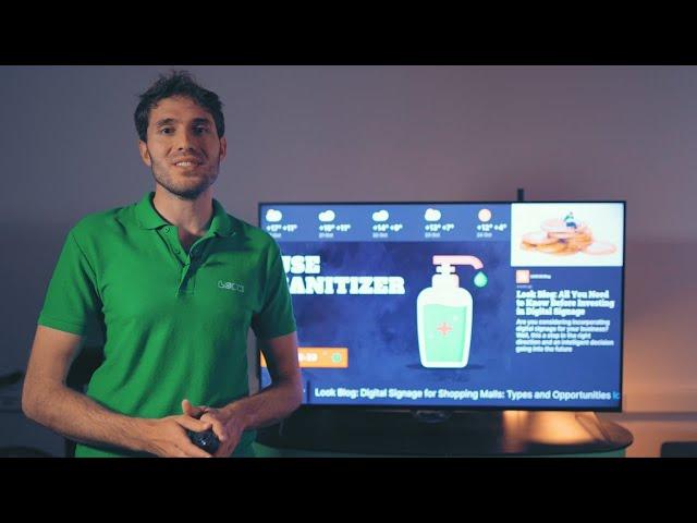 Sony Professional Digital Signage FW-55BZ40H with Look Software