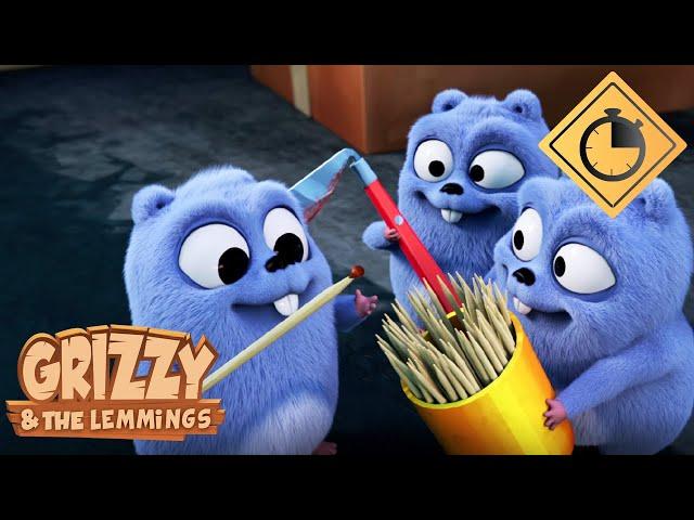 20 minutes de Grizzy & les Lemmings  Cartoon compilation #54 / Episodes complets 230, 231, 232