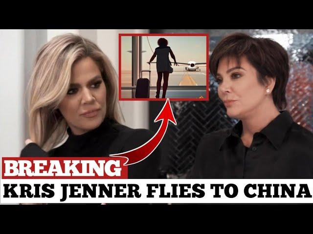 Kris Jenner Flees to China: Shocking Escape After Khloe's Revelation!"