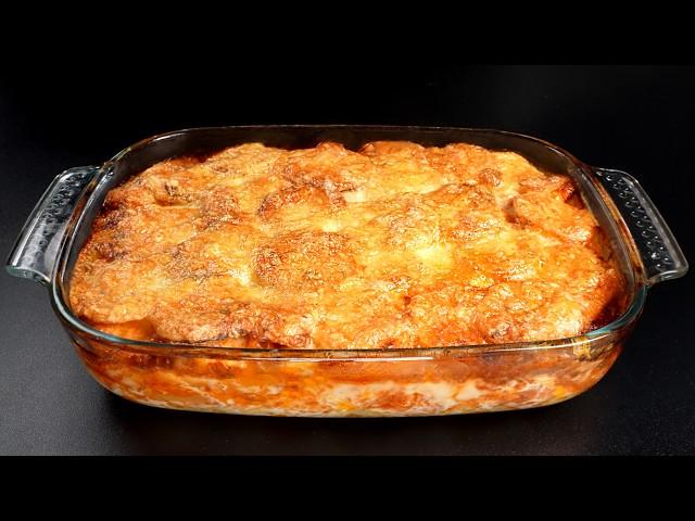 I found out this casserole recipe in a Spanish restaurant!My family loves this dinner!