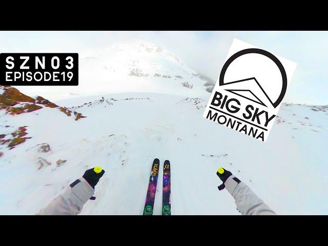 a chill day SKIING at BIG SKY | vanlife montana