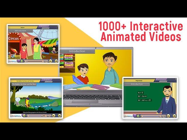 GlobalShiksha's 1000+ Animated interactive videos