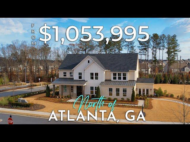 INSIDE A GRAND TOLL BROTHERS HOUSE NEAR ATLANTA, GA WITH AMENITIES GALORE! | BROOKMEADE NEIGHBORHOOD