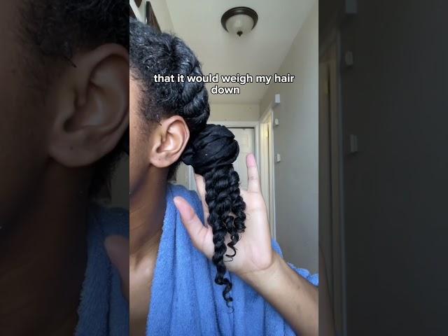 Natural hair length retention routine