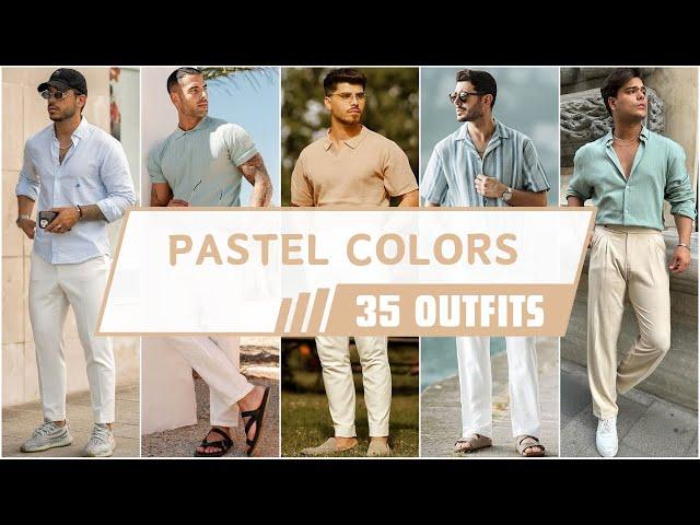 35 Pastel Colored Outfit Ideas For Summer 2024 | Men's Fashion