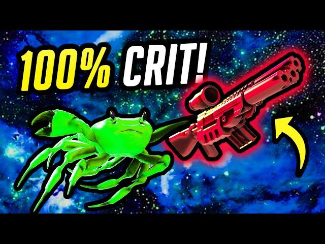 100% CRIT + REWORKED Marksman Rifle = OP Crab Champions Build!