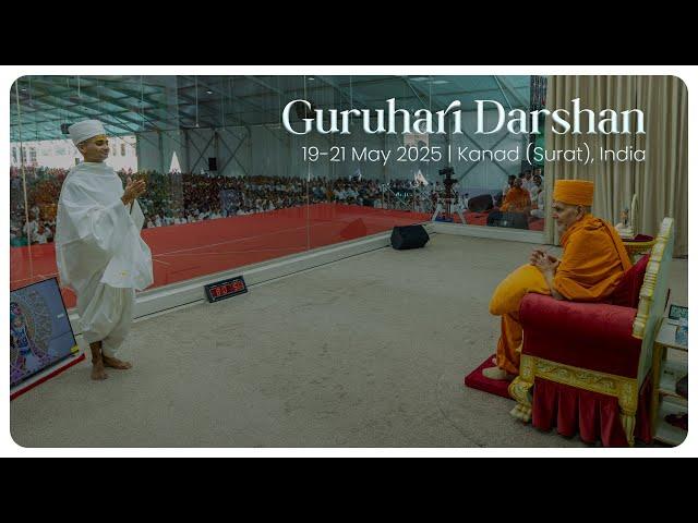 Guruhari Darshan, 19-21 May 2025, Kanad, Surat, India