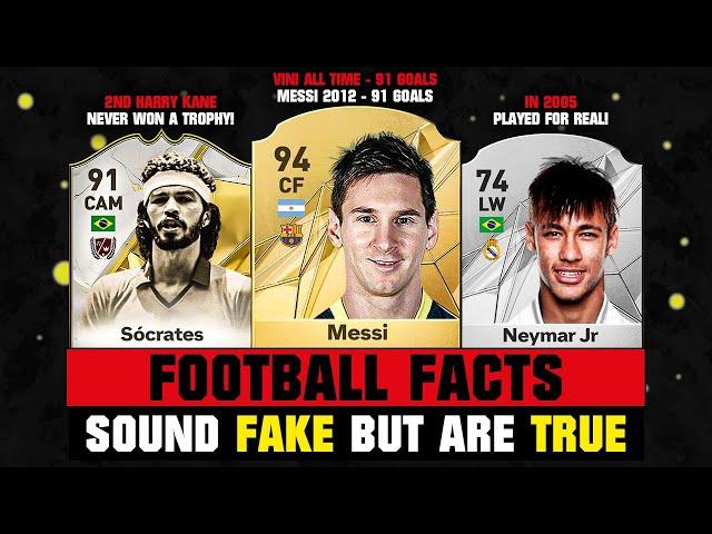 FOOTBALL FACTS That Sound FAKE But Are TRUE! 