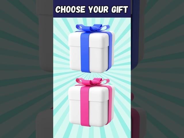 Choose Your Gift  Blue or Pink? by GlamQuiz #shorts #chooseyourgift #foryou #viral #gift #viral