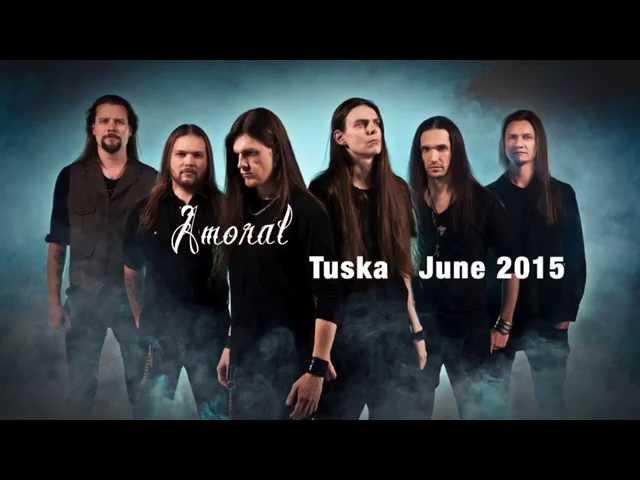 Amoral - Backstage at Tuska 2015 - Interview - Hel Rocks