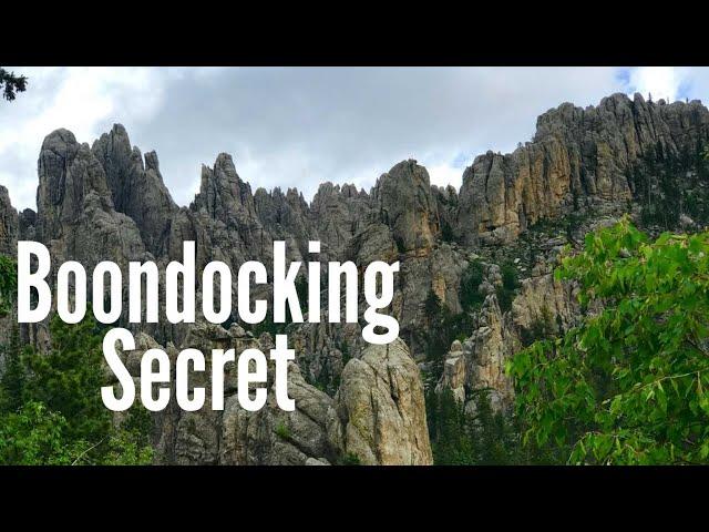 FREE Camping in Black Hills SD | Boondocking Secret Location [Full Time RV Living]