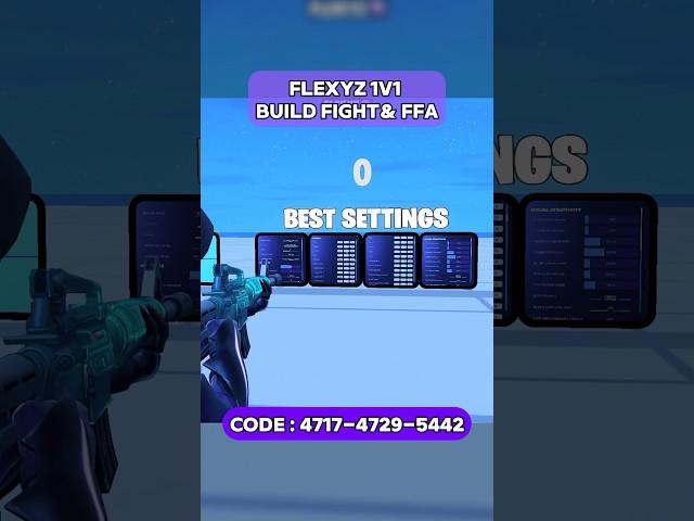 BEST SETTINGS 1V1 MAP ️ #fortnite #map #1v1 #settings #buildfight