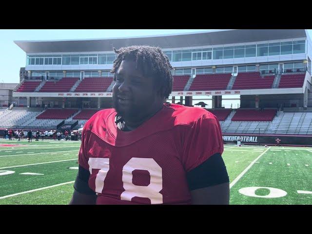 WKU FB: OL Quantavious Leslie | 8-10-24