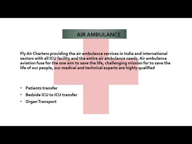 AIR AMBULANCE SERVICE IN INDIA AND INTERNATIONAL