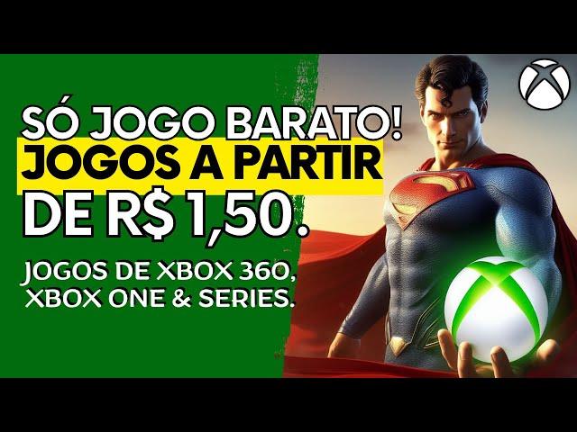 Só Jogo BARATO nas OFERTAS da BLACK FRIDAY do XBOX 360, XBOX ONE e SERIES de R$ 1,50 a R$ 49,80.