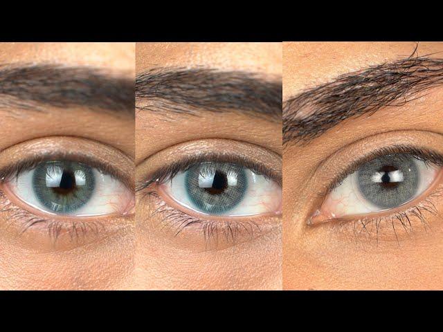 Best Blue Colored Contact Lenses for Brown Eyes | Solotica vs Anesthesia Contacts