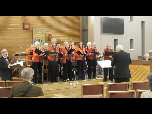 2024 11 02 "More Than Melody" ladies choir at Bury URC - soloist Martin McLoughlin