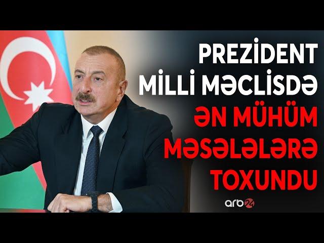 SON DƏQİQƏ! Prezident İlham Əliyev çıxış edir: dövlət başçısından mühüm mesajlar - CANLI