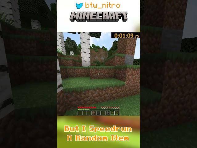 Minecraft But I Speedrun Cooked Mutton #shorts #minecraft #minecraftspeedrun