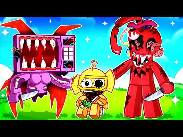 Having a PHASE 4 SPRUNKI OC FAMILY In Roblox..