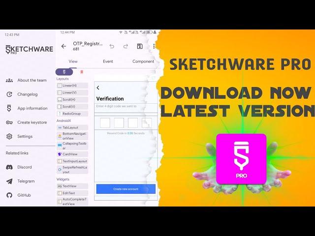 Download Sketchware Pro lateat version 2024 | Material ui Sketchware pro | Sketchware Pro 2024