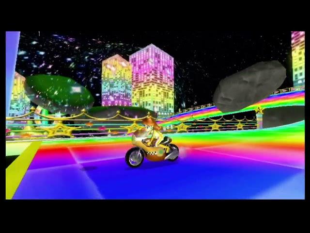 Retro Rainbow Road Cup in Mario Kart Wii CTGPR (Mirror Mode 200cc)