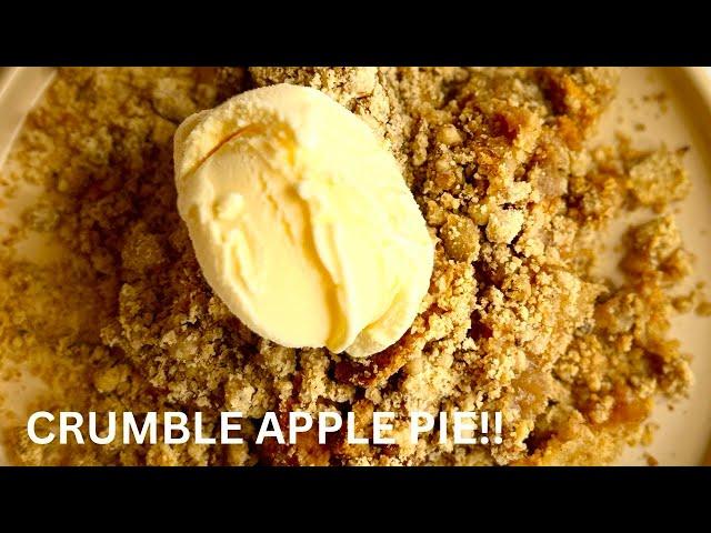 Irresistible Crumble Apple Pie  The Perfect Blend of Apples, Spice & Zest!