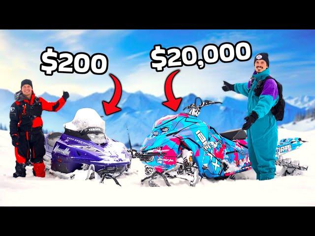 $200 vs $20,000 SNOWMOBILING