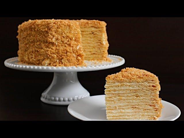 Napoleon Cake Recipe | Russian Torte Napoleon