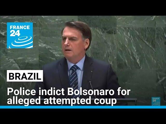 Brazilian police indict Bolsonaro for alleged attempted coup, threatening his political career