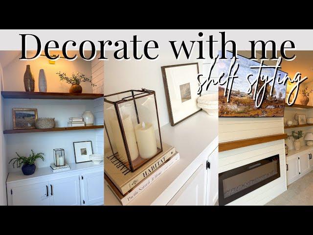 DECORATE WITH ME 2025 | Shelf Styling Ideas | Home Decor Ideas for 2025