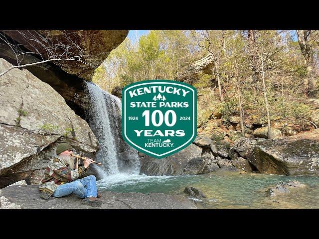 Spring Hike Down Eagle Falls Trail at Cumberland Falls State Resort Park