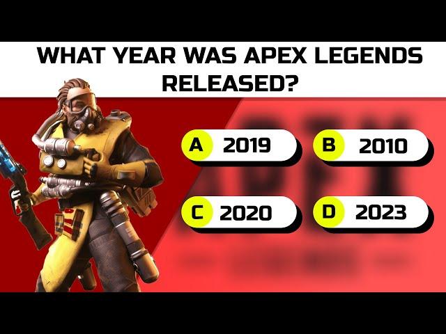 ULTIMATE APEX LEGENDS QUIZ! TEST YOUR KNOWLEDGE!