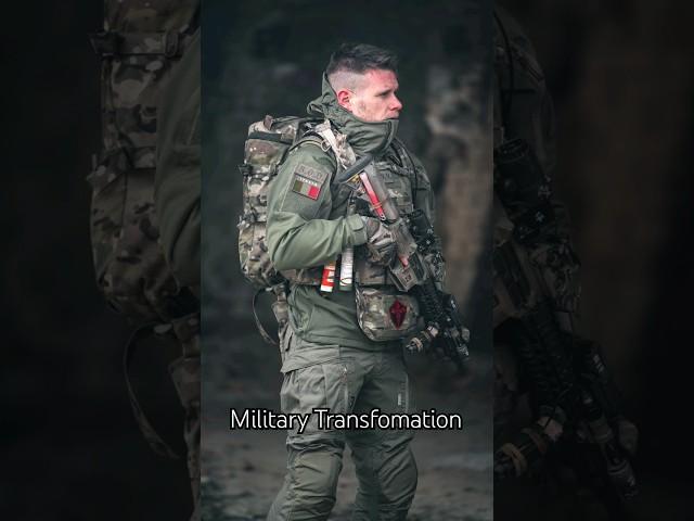 Military Transformation ️ #airsoft #loadout #tranformation #military #sport #outfit