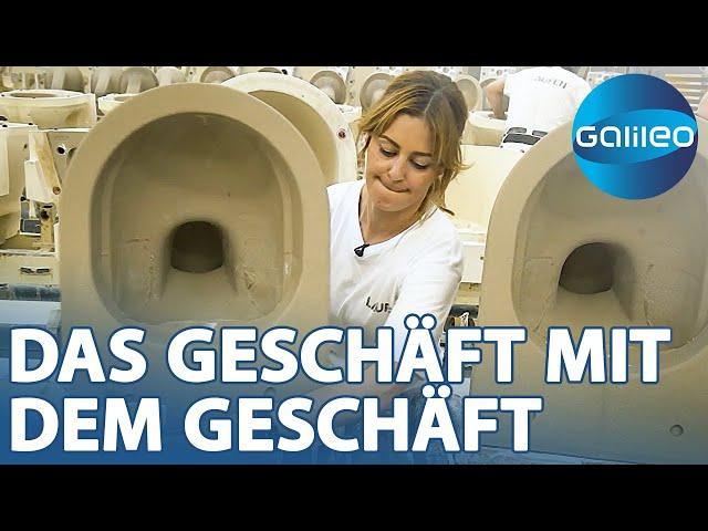 Das Geschäft mit dem Geschäft: 2 Tage in der Toilettenproduktion | Galileo | ProSieben