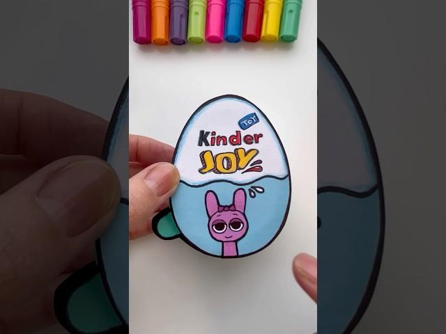 DIY Sprunki Kinder Joy/ paper craft idea #sprunki