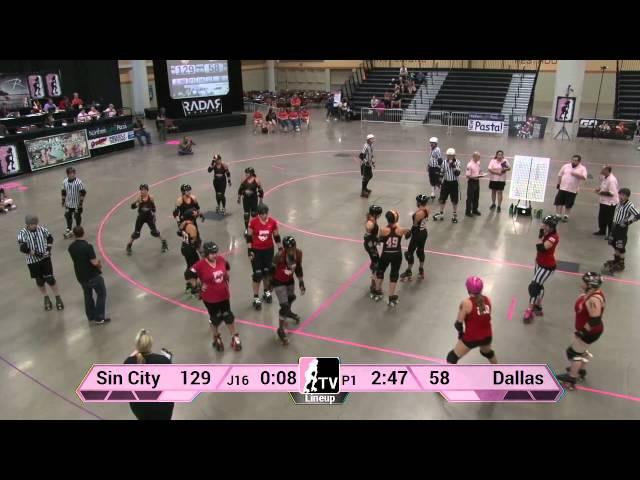 Sin City Rollergirls vs Dallas Derby Devils - 2013 Division 2 Playoffs Game 5