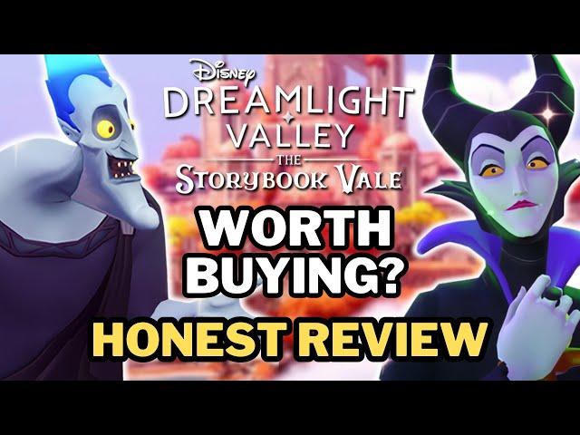 IS THE STORYBOOK VALE DLC WORTH BUYING??//FIRST LOOK REVIEW//SPOILER FREE//DISNEY DREAMLIGHT VALLEY