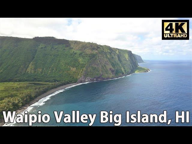 Waipio Valley  || Drone Footage in 4K || Big Island, Hawaii