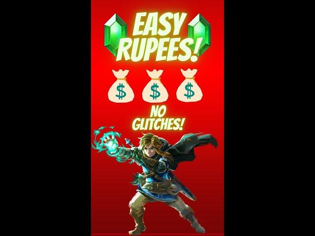 Easy Rupees in Tears of the Kingdom! NO GLITCHES! #shorts #tearsofthekingdom #tipsandtricks #gaming