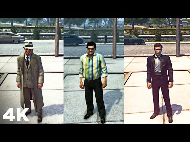 All Character Outfits - Mafia 2: Definitive Edition | 4K Ultra Settings