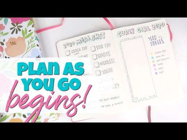 Updating My Bullet Journal | Plan As You Go