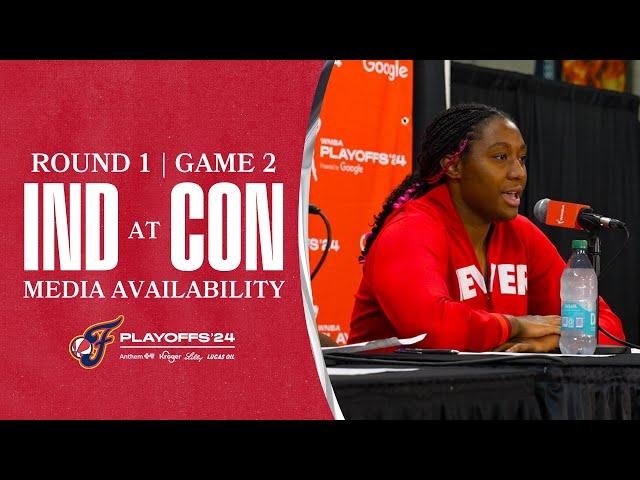 Indiana Fever Postgame Media Availability (at Connecticut Sun) | September 25, 2024