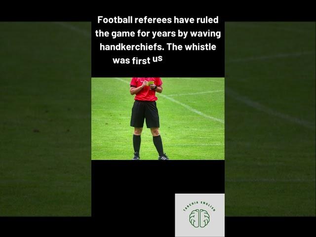 Referees Start Using Whistle #shorts
