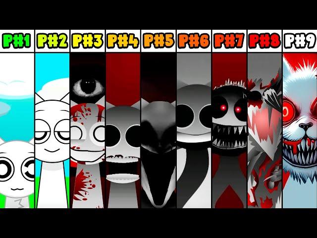 All Phases in Incredibox Sprunki: Phase 2 VS Phase 3 VS Phase 4 VS Phase 5 VS Phase 6 VS Phase 7-9