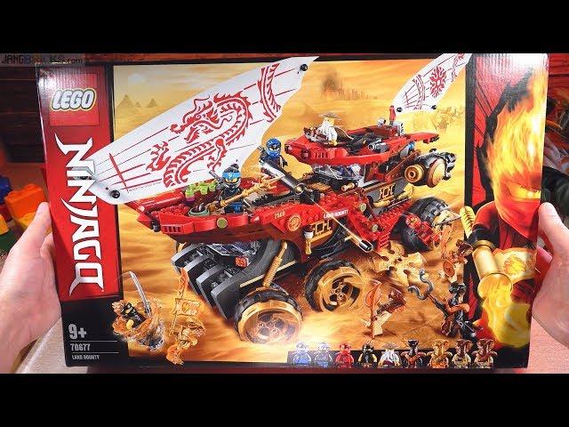 Pure build: LEGO Ninjago Land Bounty 70677 in real time ASMR